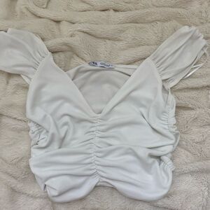 Zara rouched going out top